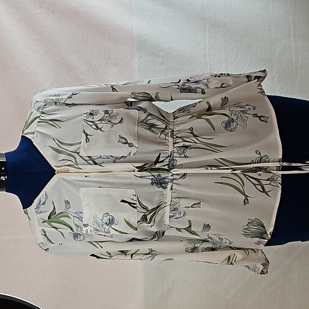 Womens long sleeve shear blouse top.